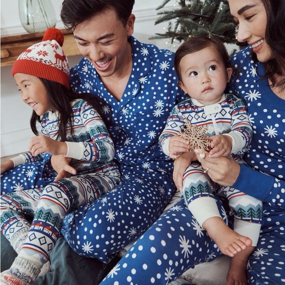 PLEASE READ - Snow Flake/Blue Pajamas - Set of 3 for ADULTS